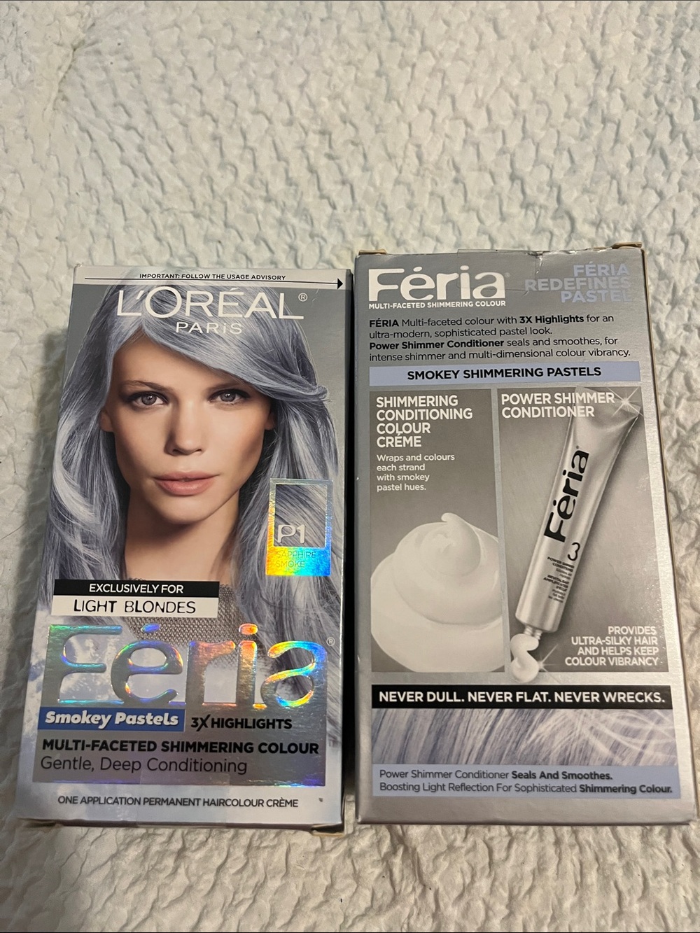NWT L’Oréal Féria Hair Dye Sapphire Smoke - Picture 7 of 7
